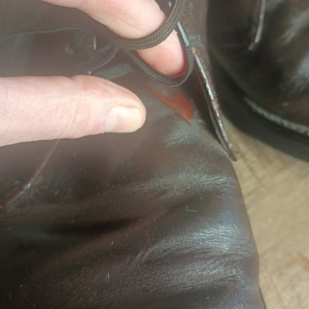 Vintage Chippewa Mens Oxford Boots 9D  Brown Oiled Leather Vibram Academia - Picture 7 of 15